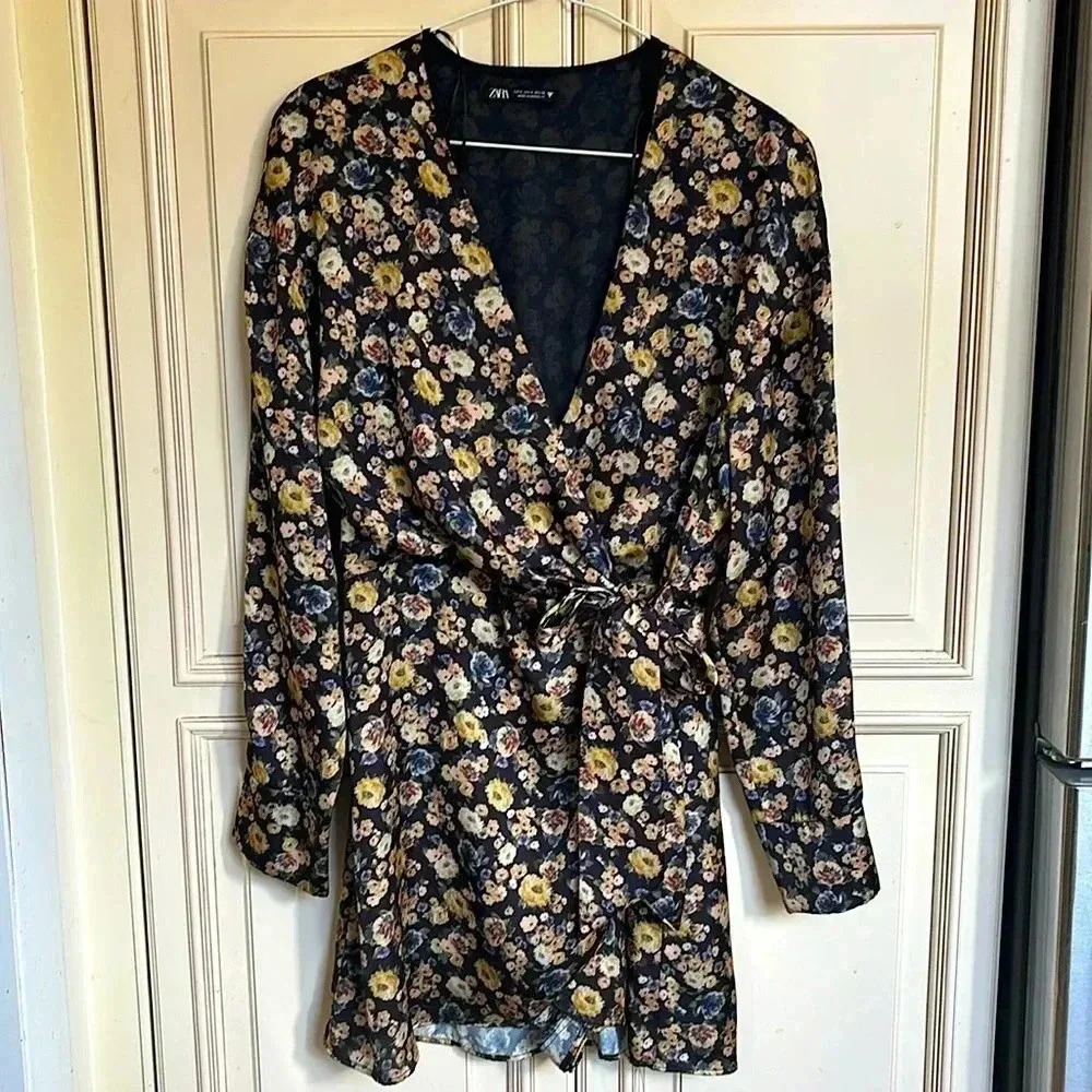 Floral Wrap Dress